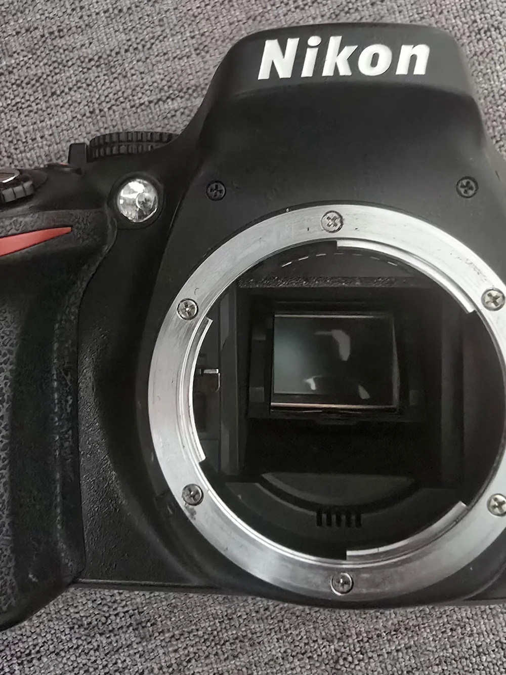 Nikon Black DSLR Camera with Built-In Flash